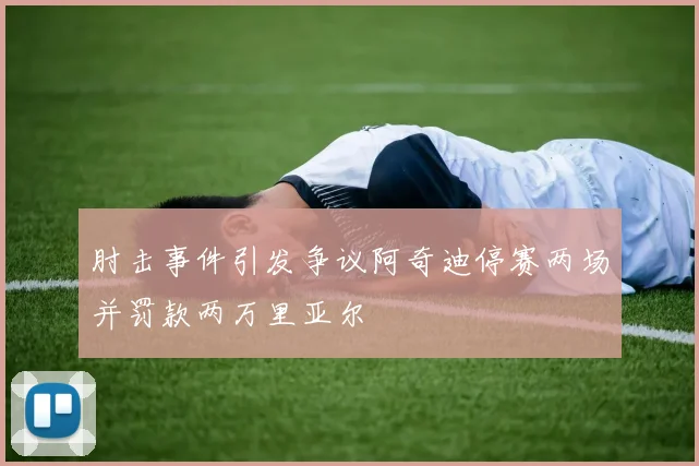 肘击事件引发争议阿奇迪停赛两场并罚款两万里亚尔